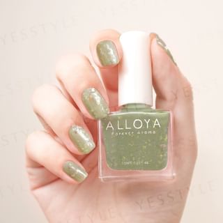 ALLOYA - Water-Based Natural Nail Polish Environmental Friendly 210 Matcha Milkshake, 10ml, 60 g, 6934849102103