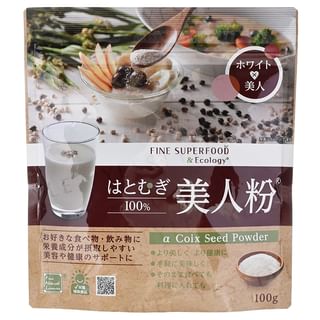 FINE JAPAN - Fine Superfood Ecology Coix Seeds Powder, 100g, 116 g, 4976652009295