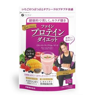 FINE JAPAN - AYA Selection Protein Diet Powder Berry Mix, 325g, 367 g, 4976652013261