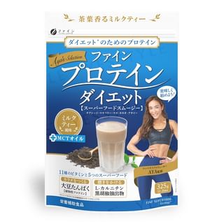 FINE JAPAN - AYA Selection Protein Diet Powder Milk Tea Flavor, 325g, 339 g, 4976652017894