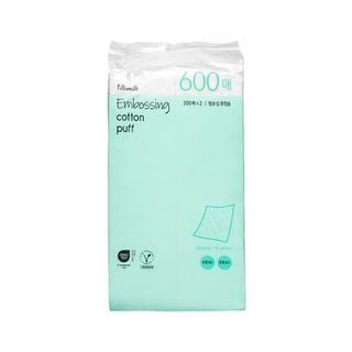 fillimilli - Embossing Cotton Puff Jumbo, 600 pads, 538 g, 8809241341475