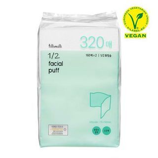fillimilli - 1/2 Facial Puff Jumbo, 320 pads, 462 g, 8809241341567