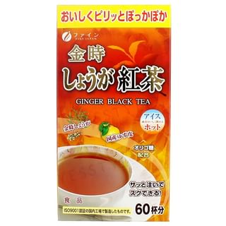 FINE JAPAN - Ginger Black Tea, 1g x 60, 138 g, 4976652006164