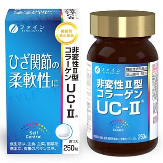 FINE JAPAN - Function Claims Undenatured Type II Collagen UC-II, 250 Tablets, 228 g, 4976652006751