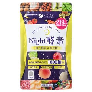 FINE JAPAN - Night Enzyme, 120 Tablets, 36 g, 4976652011861