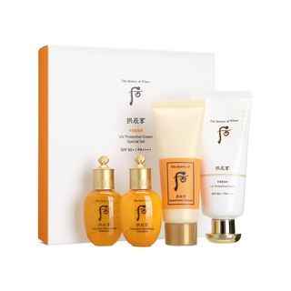 THE WHOO - Gongjinhyang Fresh UV Protective Cream Special Set, 4 pcs, 283 g, 8801051269123