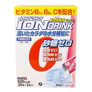 FINE JAPAN - Ion Drink Vitamin Plus+, 3.2g x 22, 107 g, 4976652007550