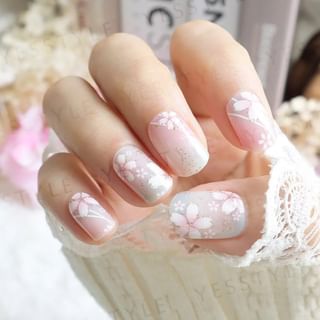 Lunacaca - Sakura Romance Nail Art Stickers, 24 pcs, 50 g, 4892022001015