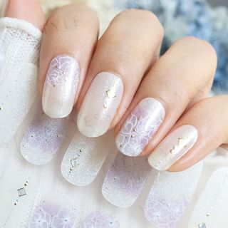 Lunacaca - Silent Rain Nail Art Stickers, 24 pcs, 50 g, 4892022001027