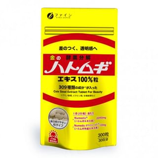 FINE JAPAN - Coix Seed Extract Tablets, 300 Tablets, 69 g, 4976652016552