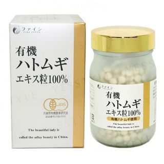 FINE JAPAN - Organic Coix Seed Extract Tablets, 1200 Tablets, 470 g, 4976652004757