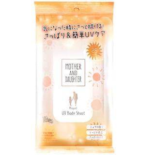 Mother & Daughter - UV Body & Face Sheet SPF 25 PA+++, 10 pcs, 150 g, 4540811802036