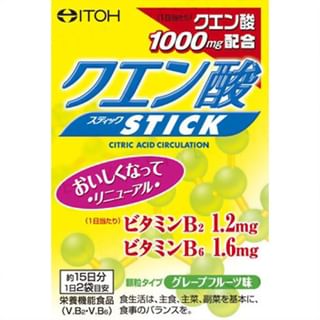 Itoh Kanpo - Citric Acid Stick 15 Days, 2g x 30 pcs, 100 g, 4987645479629