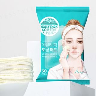 Ariul - Stress Relieving Daily Pick Toning Pad, 30 pcs, 74 g, 8809301766699