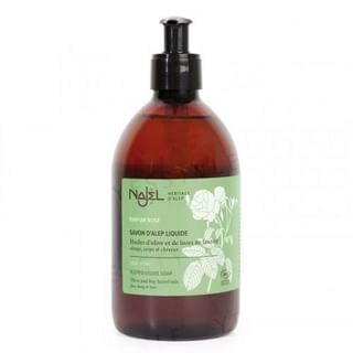 Najel - Aleppo Liquid Soap with Organic Damascus Rose Water, 500ml, 540 g, 3760061221888
