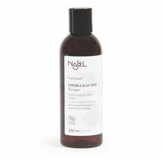Najel - Organic Lemon & Aloe Vera Hydrolate, 200ml, 230 g, 3760061220317