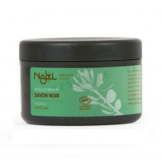 Najel - Organic Argan Oil Black Soap, 180g, 200 g, 3760061228771