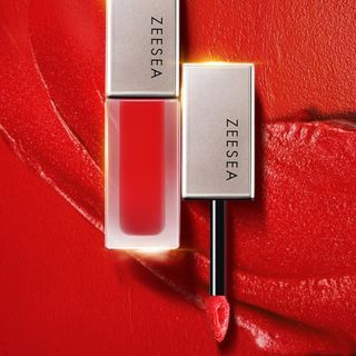 ZEESEA - Mist Matte Lip Glaze - 3 Colors, #504 Chili Tomato, 150 g, 6974475772967