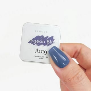 BEHOLD - Professional Art Gel A019 Aegean Blue, 5ml, 30 g, 4897130756183