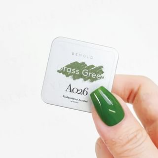 BEHOLD - Professional Art Gel A026 Grass Green  , 5ml, 30 g, 4897130756251