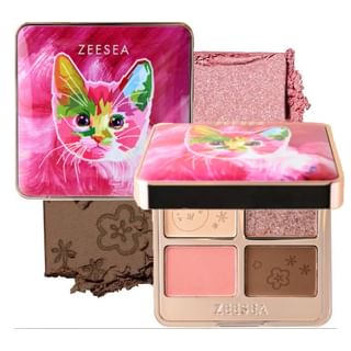 ZEESEA - COLORFUL ANIMAL FOUR-COLOR EYESHADOW X02, #X02, 52 g, 6975852823685