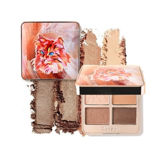 ZEESEA - COLORFUL ANIMAL FOUR-COLOR EYESHADOW X06, #X06, 52 g, 6975852823722