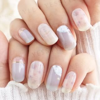 Lunacaca - Sanrio Cinnamoroll Sky Garden Nail Art Stickers, 24 pcs, 50 g, 4892023003015
