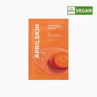 APRILSKIN - Carrotene IPMP Calming & Hydrating Sheet Mask, 20g, 40 g, 8800256109630