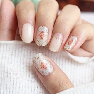 Lunacaca - Princess Persia Nail Art Stickers, 24 pcs, 50 g, 4892022007958