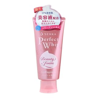 Shiseido - Senka Perfect Whip Collagen In A Beauty Face Foam, 120g, 141 g, 4550516474582