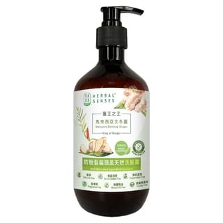 Herbal Senses - King of Ginger Malaysia Bentong Ginger Anti Hair Loss & Expel Wind Shampoo, 500ml, 575 g, 9555006903998