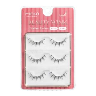 MEKO - Beauty Wink Fashion Lashes I-025 Thick Type, 3 Pairs, 50 g, 4710981219259