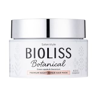 Kose - Bioliss Botanical Premium Night Repair Hair Mask, 200g, 283 g, 4971710543926