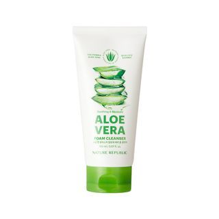 NATURE REPUBLIC - Soothing & Moisture Aloe Vera Foam Cleanser, 150ml, 185 g, 8806173482979