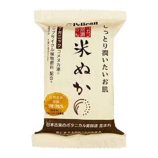 Pelican Soap - Natural Rice Bran Soap, 100g, 120 g, 4976631479491