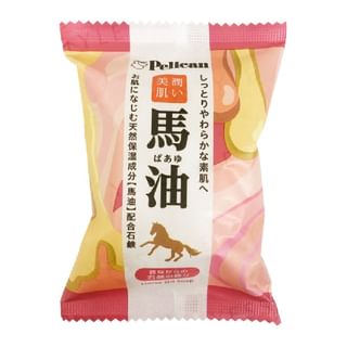 Pelican Soap - Family Soap Horse Oil Traditional Soap, 80g, 100 g, 4976631479408