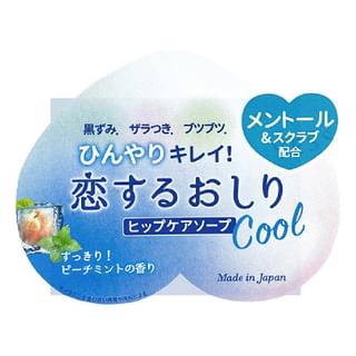 Pelican Soap - Koisuru Oshiri Cool Soap Peach Mint, 80g, 100 g, 4976631481166