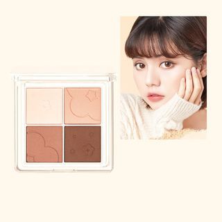 Judydoll - 4 Shades Eyeshadow - Milk Tea, #30 Milk Tea- 5.2g, 51 g, 6971053257748