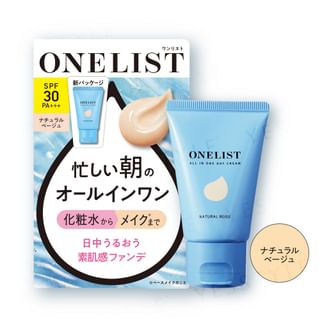 Naris Up - One List All In One Day Cream SPF 30 PA+++, Natural Beige - 45g, 100 g, 4955814717537