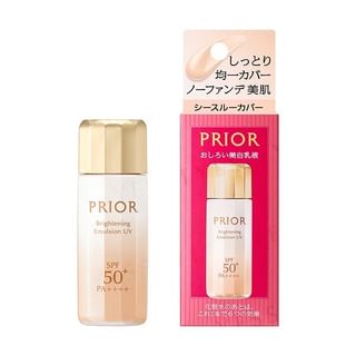 Shiseido - Prior Brightening Emulsion UV See-Through Cover SPF 50+ PA++++, 31ml, 100 g, 4909978145910