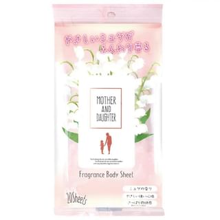 Mother & Daughter - Fragrance Body Sheet Muguet Fragrance, 20 pcs, 150 g, 4540811802050