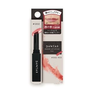 Beauty World - DANTAR Sheer Lip Stick Red, 1.6g, 40 g, 4573225281142