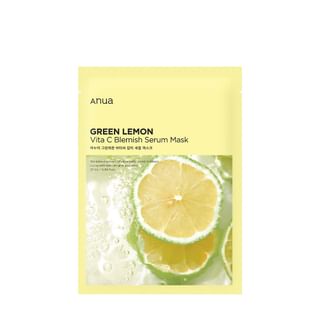 Anua - Green Lemon Vita C Blemish Serum Mask, 25ml x 1 sheet, 34 g, 8809640733628