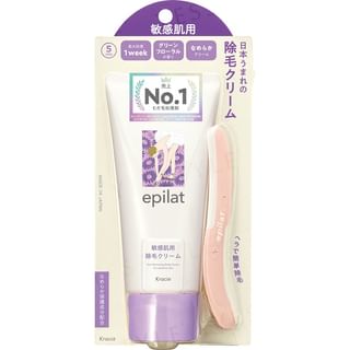 Kracie - Epilat Hair Removing Body Cream For Sensitive Skin, 150g, 200 g, 4901417840417