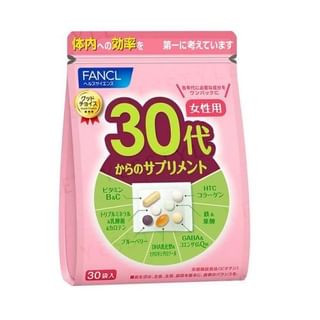 Fancl - Good Choice 30+ Women Health Supplement, 7 pcs x 30 packs, 600 g, 4908049488314