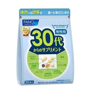 Fancl - Good Choice 30+ Men Health Supplement, 7 pcs x 30 packs, 600 g, 4908049488307