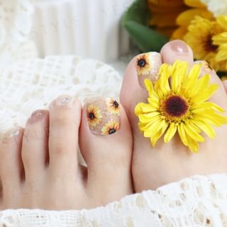 Lunacaca - Sunlight Swaying Toenail Art Stickers, 24 pcs, 50 g, 4892022002123