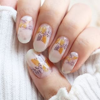 Lunacaca - Pile Of Cats Nail Art Stickers, 24 pcs, 50 g, 4892022001031