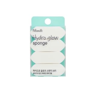 fillimilli - Hydro Glow Sponge Set, 4 pcs, 31 g, 8809512490819
