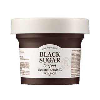 SKINFOOD - Black Sugar Perfect Essential Scrub 2X, 2023 Version - 210g, 264 g, 8809032674621